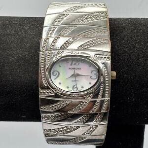Silver Persona Cuff Watch